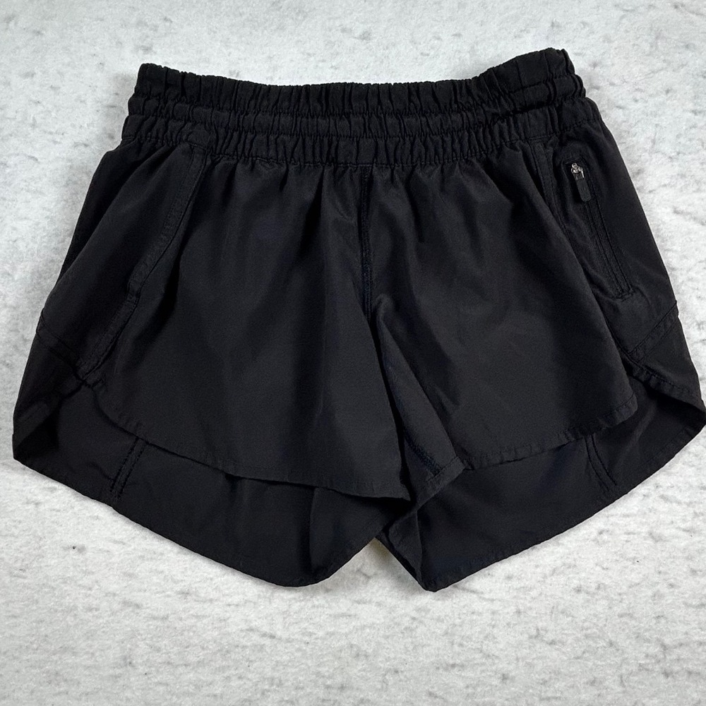 Lululemon Speed Up High-Rise Shorts 2.5 Black Running Training Shorts Women 4